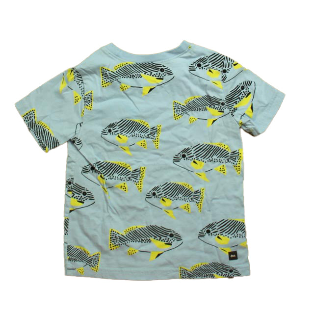 Tea Boys Blue | Fish T-Shirt Size: 4T