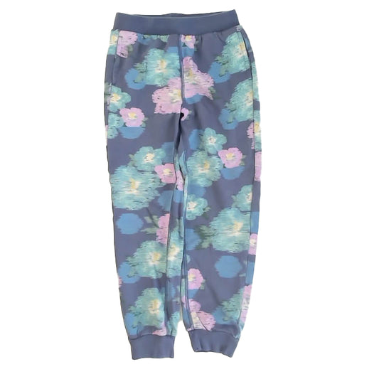 Tea Collection Girls Blue Floral Casual Pants Size: 10 Years Blue Floral