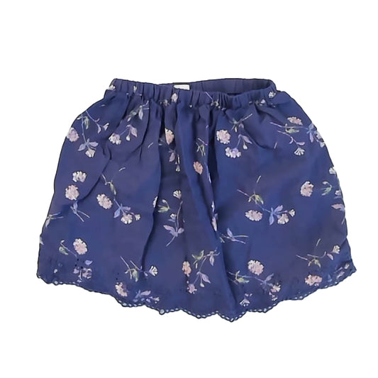 Gap Girls Blue Floral Skirt Size: 5T Blue Floral