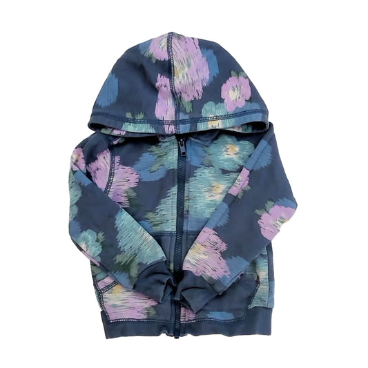Tea Collection Girls Blue Floral Hoodie Size: 2T Blue Floral