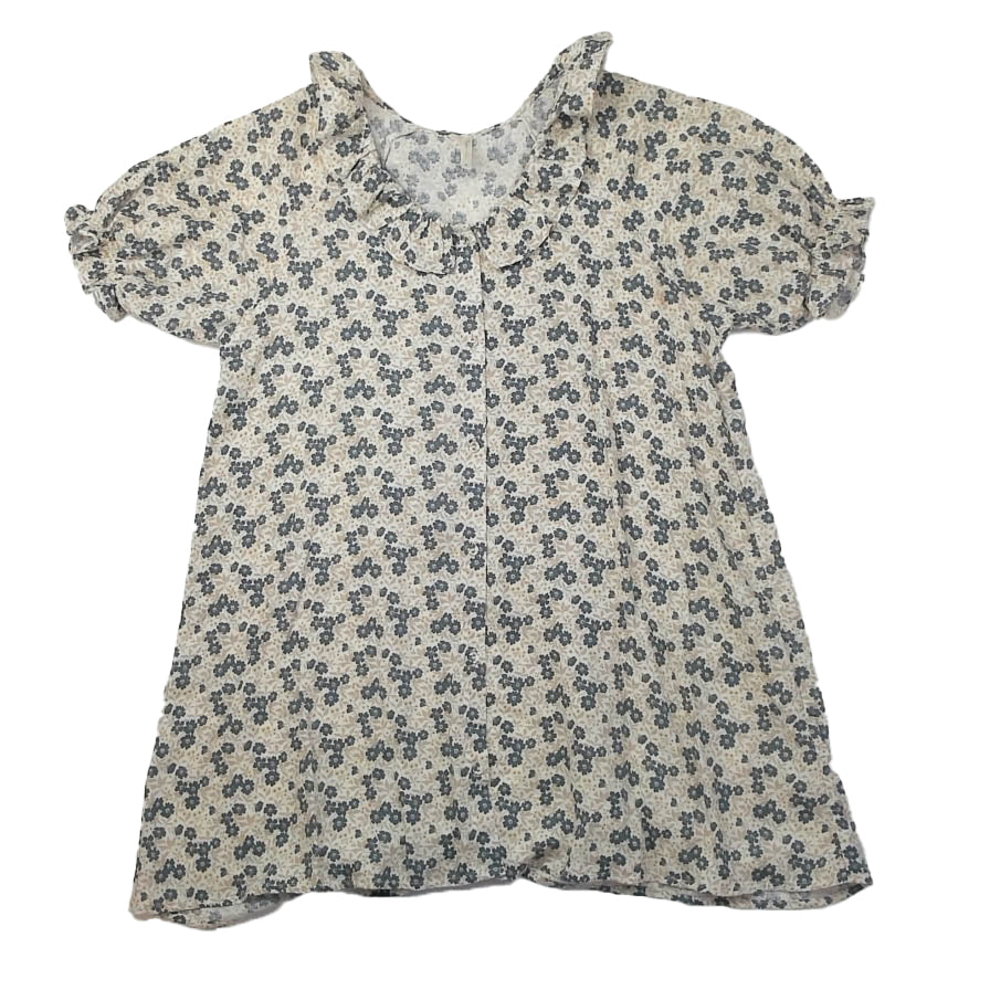 Rylee + Cru Girls Blue Floral Dress Size: Adult M Blue Floral