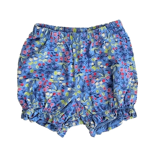 Tea Collection Girls Blue Floral Shorts Size: 3T Blue Floral