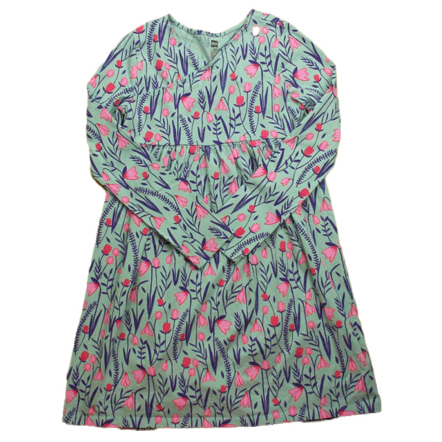 Tea Girls Blue | Floral Dress Size: 12 Years