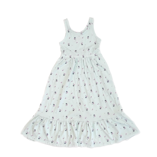 Cat & Jack Girls Blue Floral Dress Size: XS (4-5T) Blue Floral