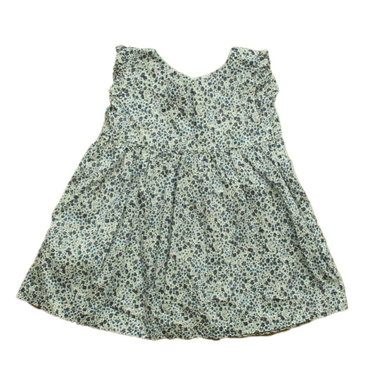 Olivier London Girls Blue Floral Dress Size: 2-3T