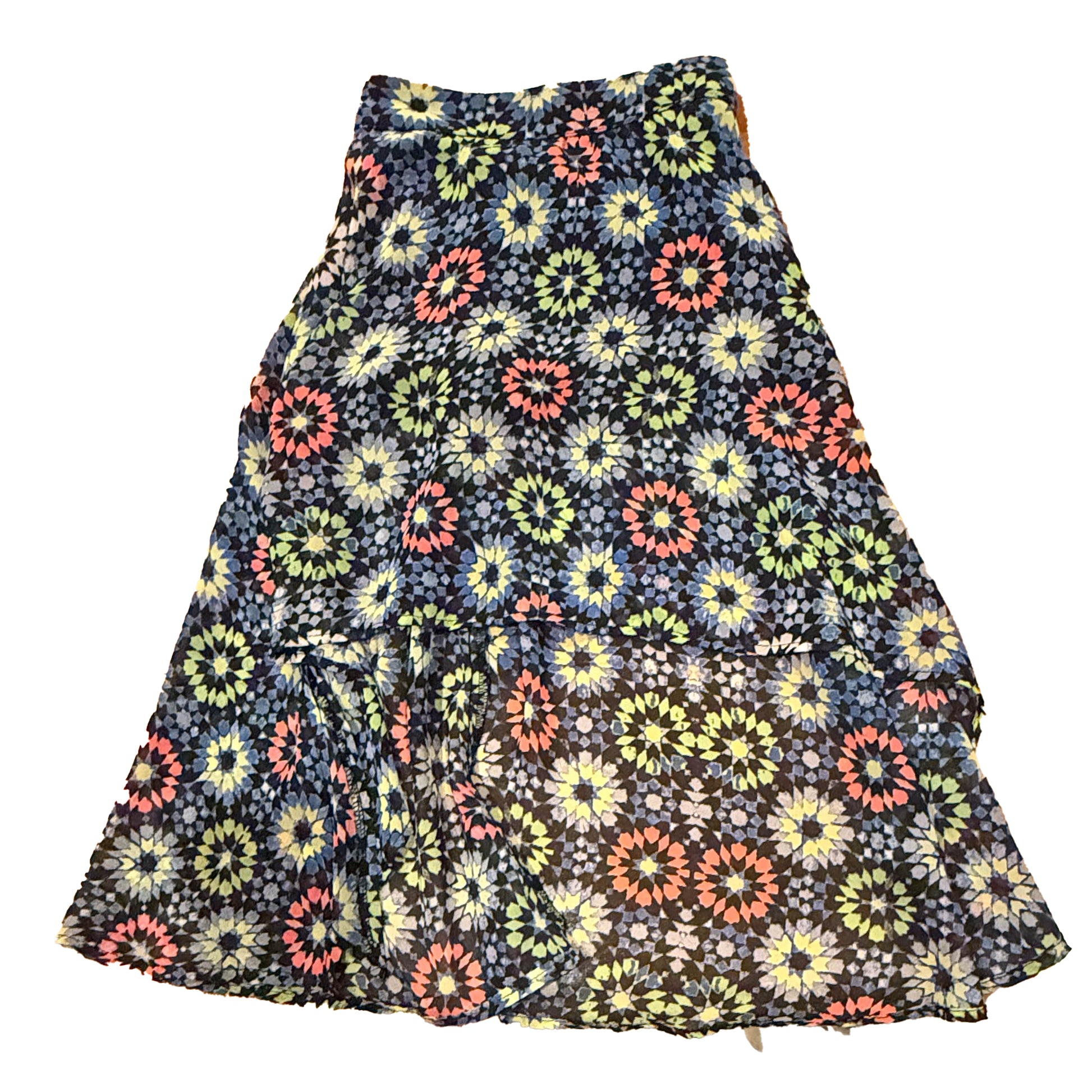 Disney Girls Blue Floral Skirt Size: 4-T Blue Floral