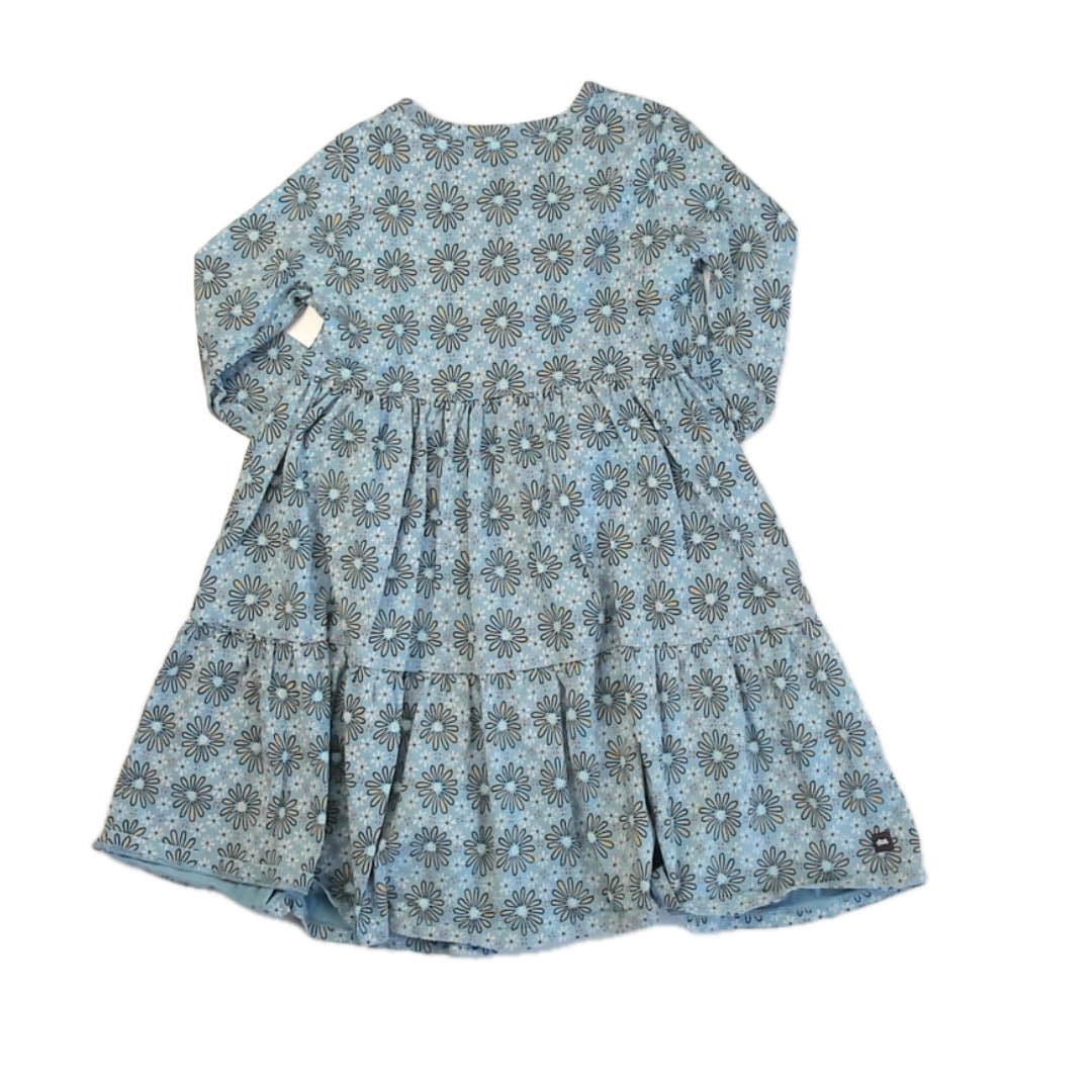 Tea Colllection Girls Blue Floral Dress Size: 8 Years Blue Floral