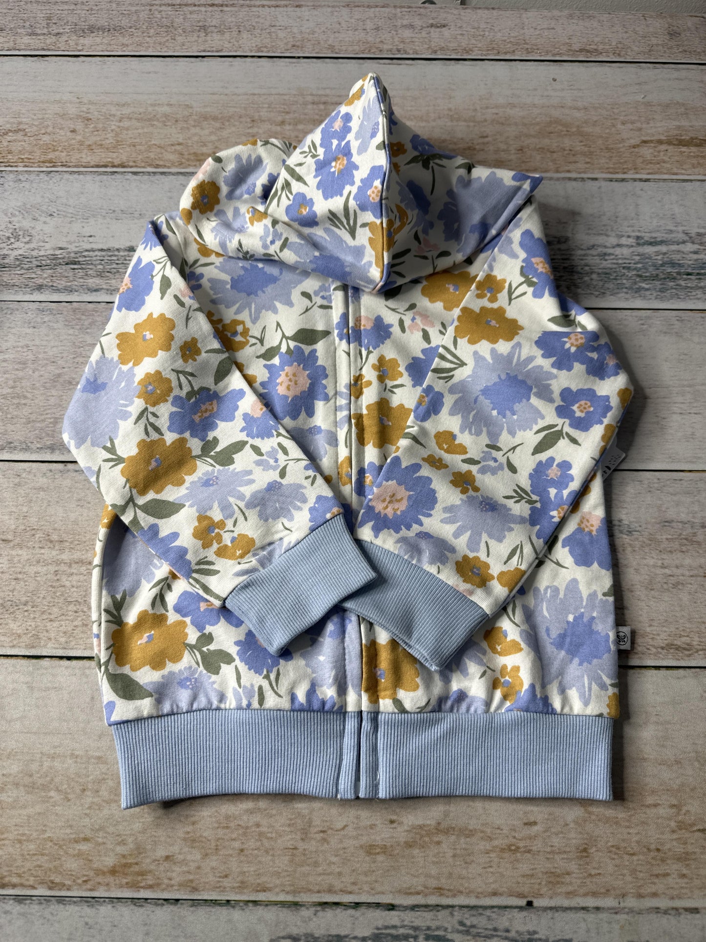 Honest co Girls Blue | Floral Sweater Size: 2T Blue | Floral