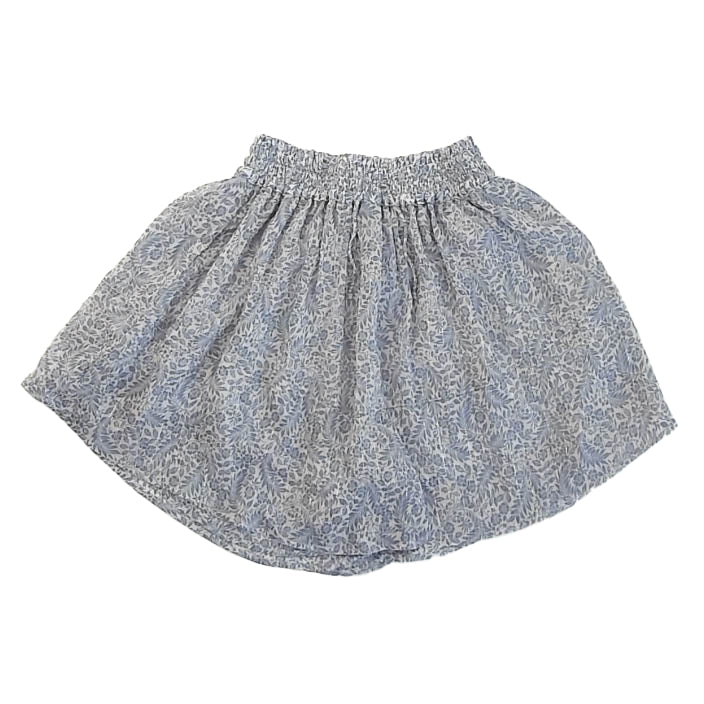 Zara Girls Blue Floral Skirt Size: 13-14 Years Blue Floral