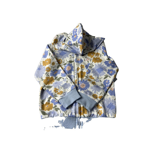 Honest co Girls Blue | Floral Sweater Size: 2T Blue | Floral