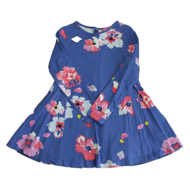 Joules Girls Blue Floral Dress Size: 7-8 Years