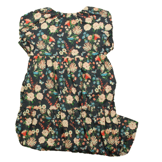 Tea Collection Girls Blue Floral Dress Size: Womens Small Blue Floral