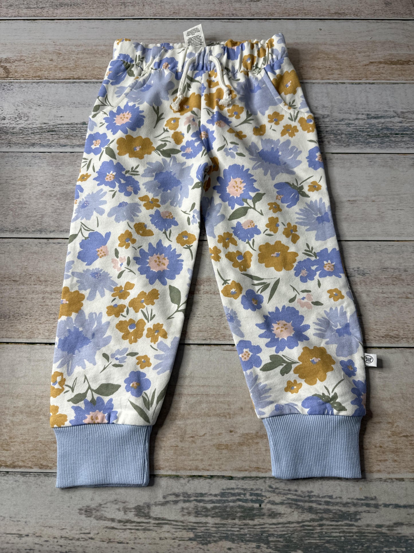Honest co Girls Blue | Floral Pants Size: 2T Blue | Floral