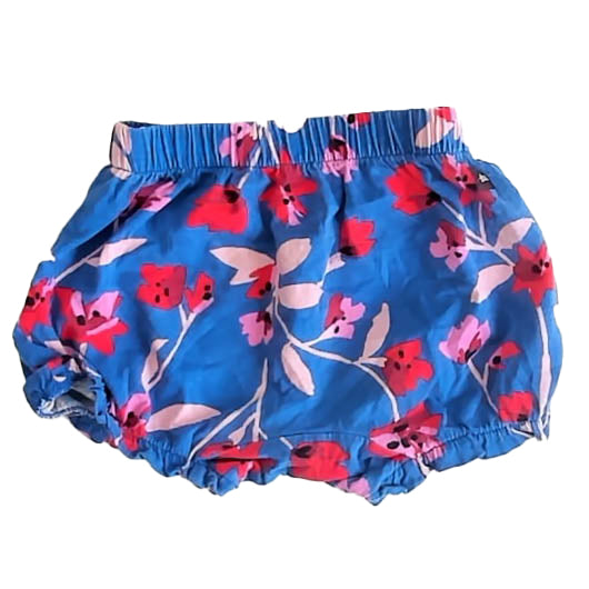 Tea Collection Girls Blue Floral Shorts Size: 18-24 Months Blue Floral