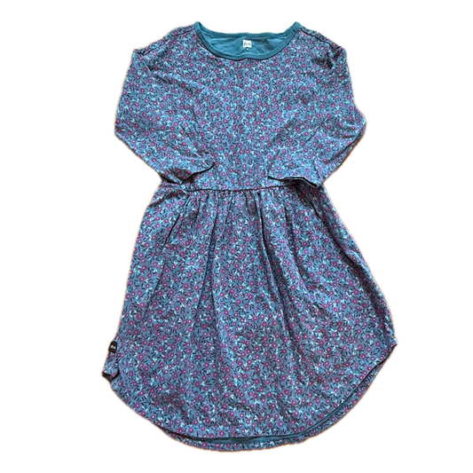Tea Collection Girls Blue Floral Dress Size: 5T Blue Floral