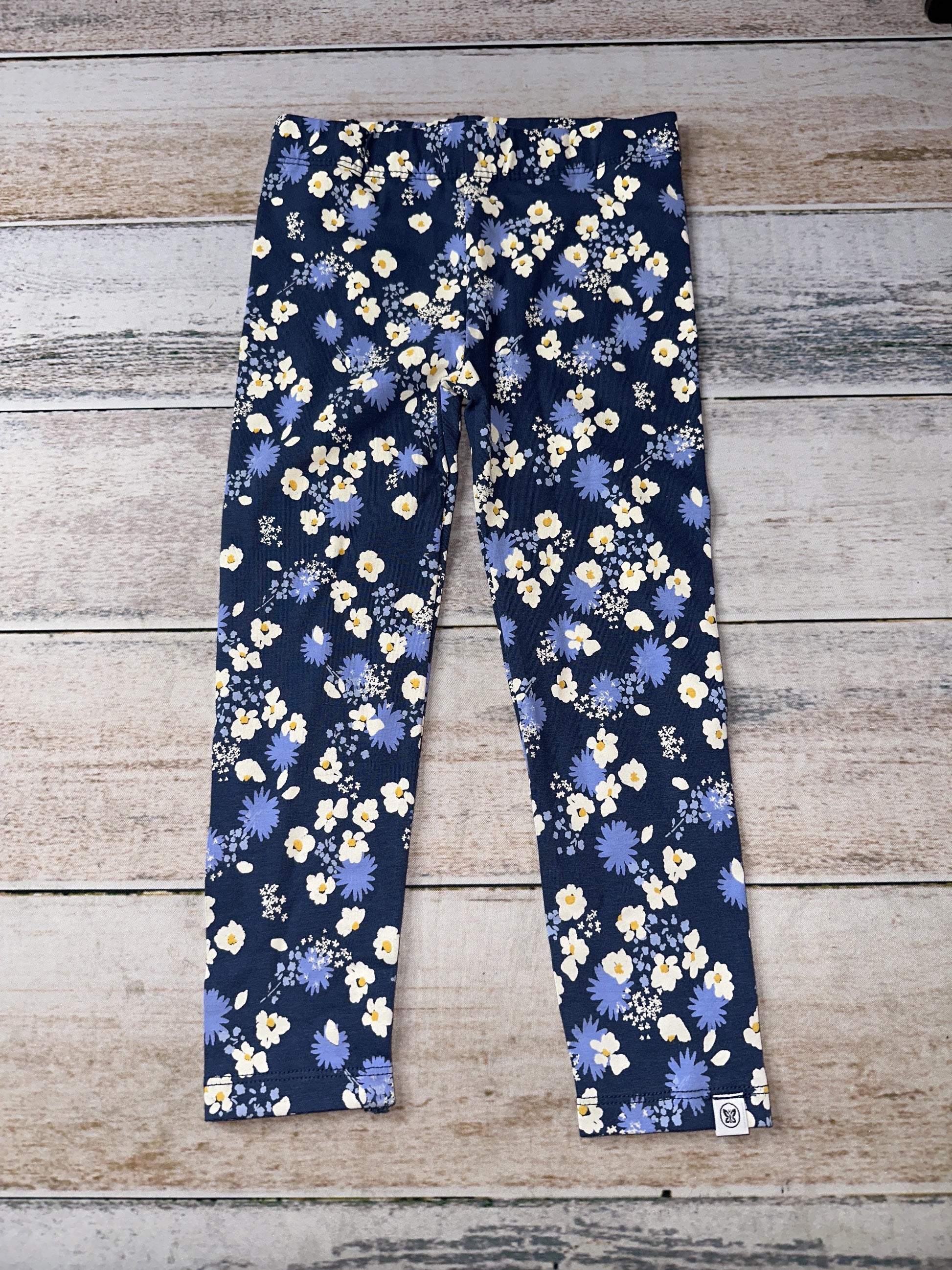 Honest co Girls Blue | Flowers Pants Size: 3T Blue | Flowers