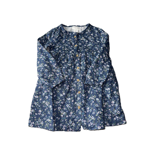 Little Planet Girls Blue | Flowers Dress Size: 24 months Blue | Flowers