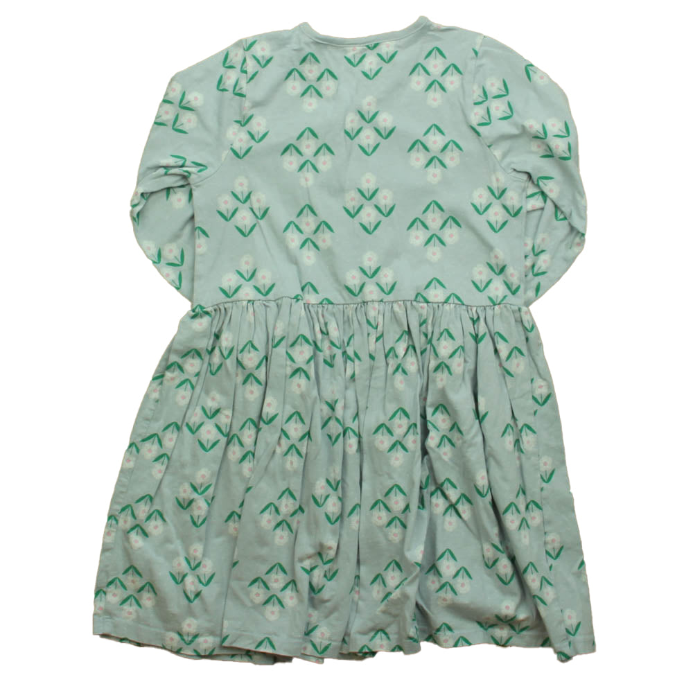 Tea Girls Blue Flowers Dress Size: 7 Years Blue Flowers
