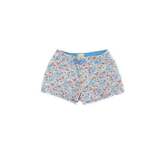 Boden Girls Blue Flowers Shorts Size: 9 Years Blue Flowers