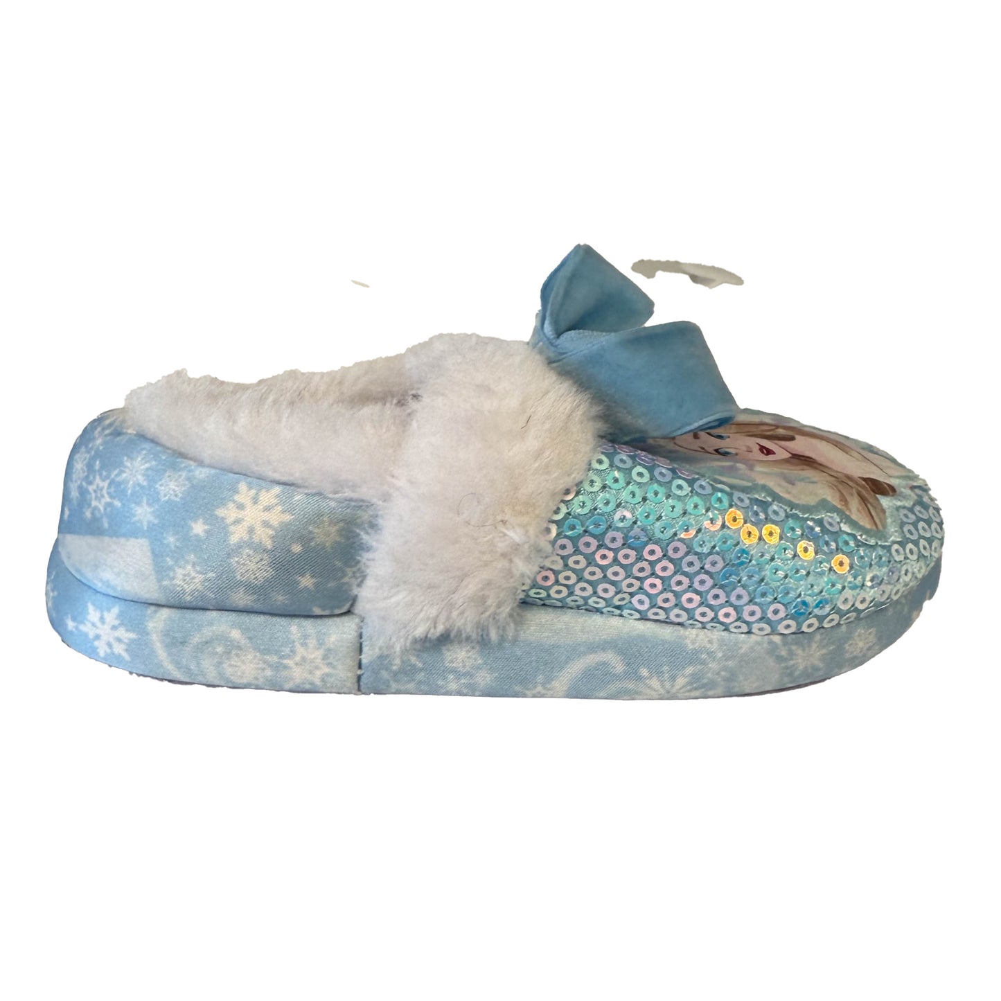 Disney Girls Blue Frozen Slippers Size: 7-8 Toddler Blue Frozen