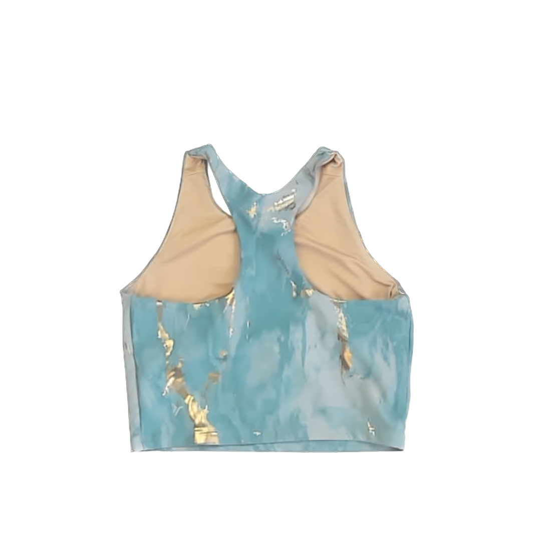 Old Navy Girls Blue | Gold Athletic Top Size: M (8) Blue | Gold