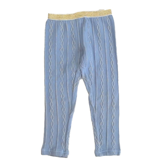Tucker + Tate Girls Blue | Gold Leggings Size: 4T Blue | Gold