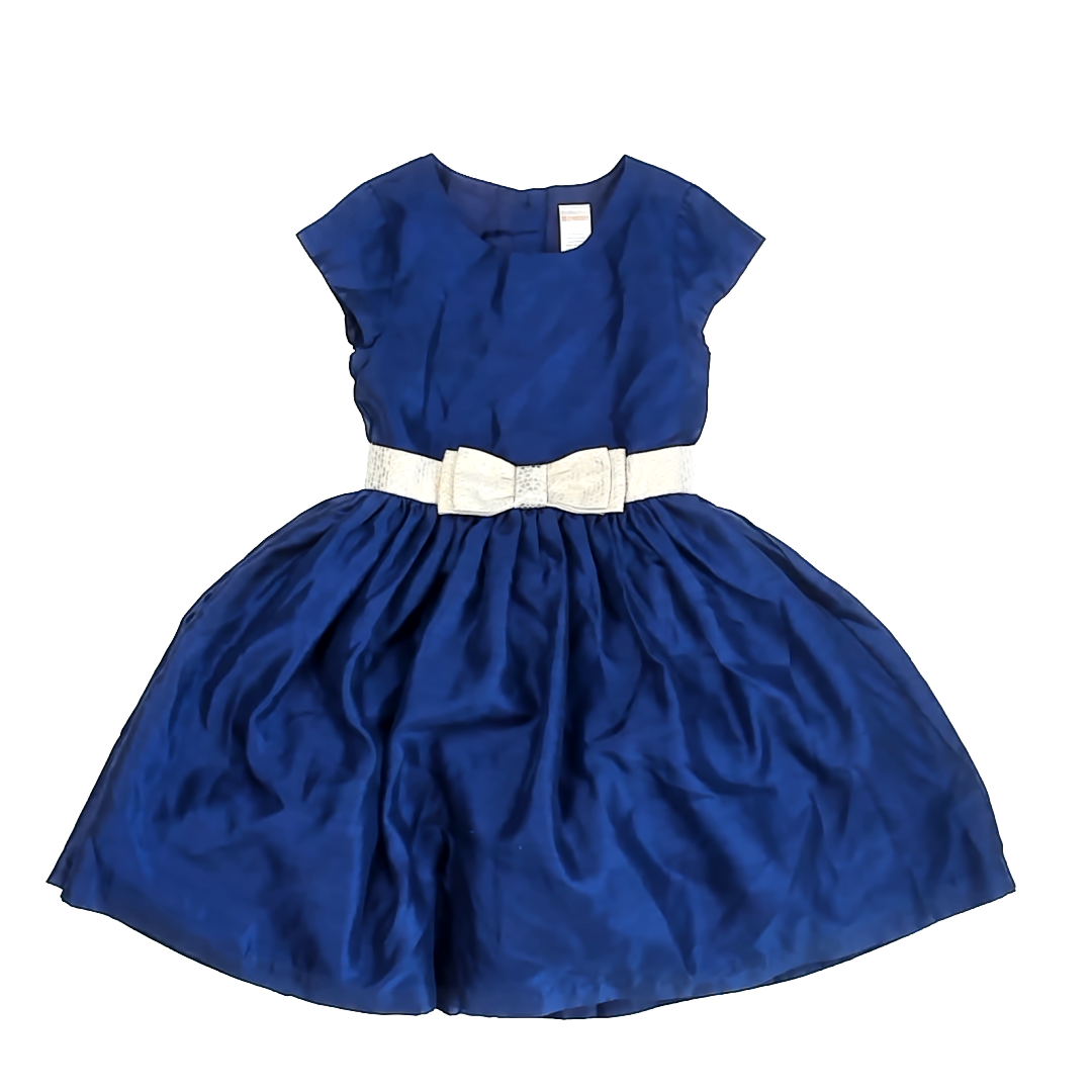Gymboree Girls Blue | Gold Special Occasion Dress Size: 6 Blue | Gold