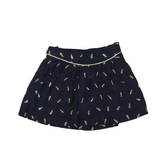 Lili Gaufrette Girls Blue | Gold Skirt Size: 4T Blue | Gold