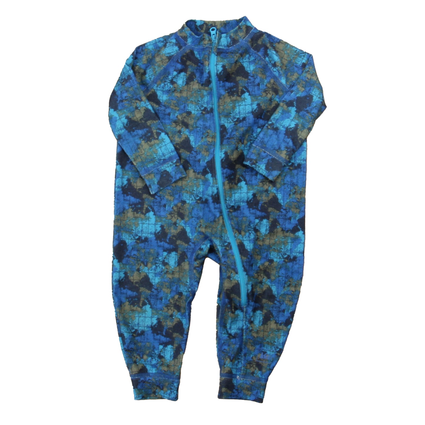 REI Boys Blue | Gray Long Sleeve Outfit Size: 6 Months Blue | Gray