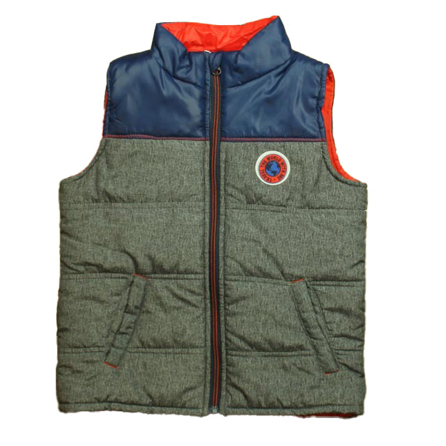 Kids Headquarter's Boys Blue | Gray Vest Size: 6 Years