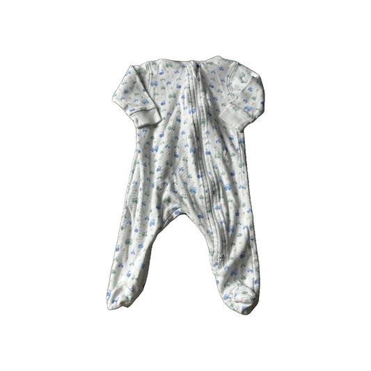 Feather Baby Boys Blue | green | Car Pajamas Size: 0-3 months Blue | green | Car