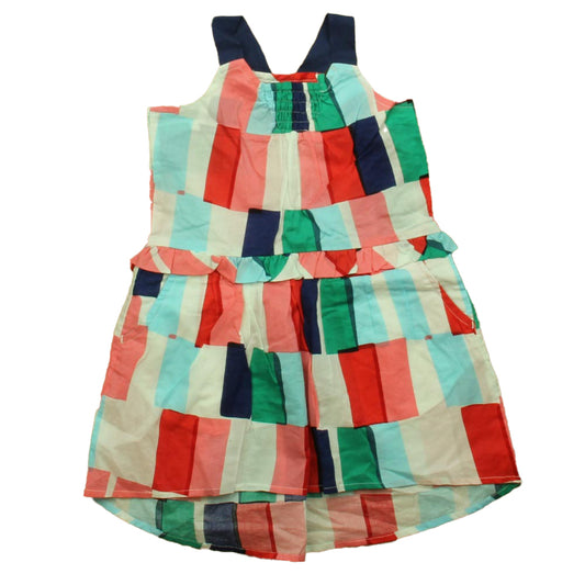 Tea Girls Blue | Green | Coral Dress Size: 2T Blue | Green | Coral