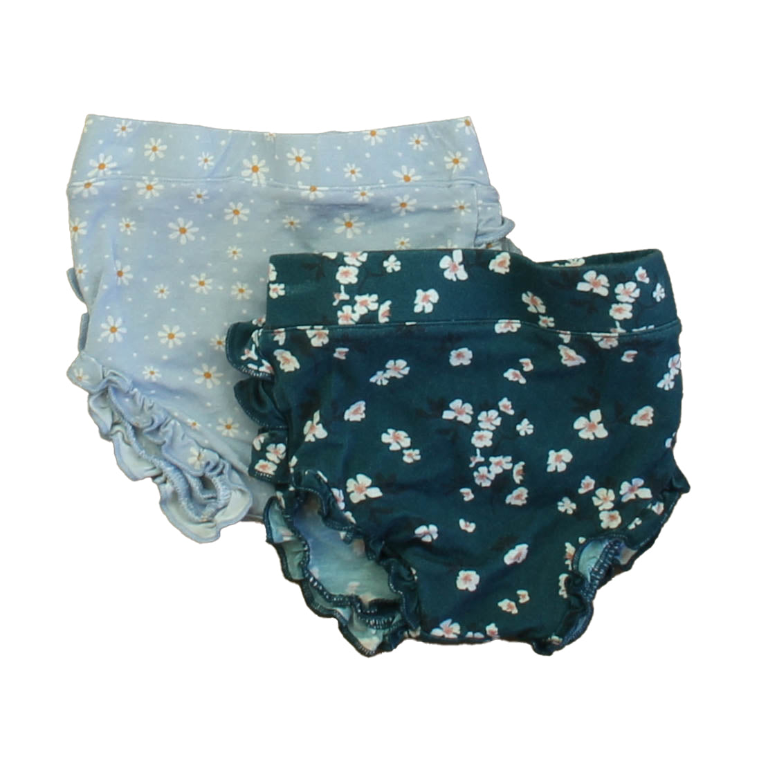 Posh Peanut Girls Blue | Green Floral Accessory Size: 3-6 Months Blue | Green Floral