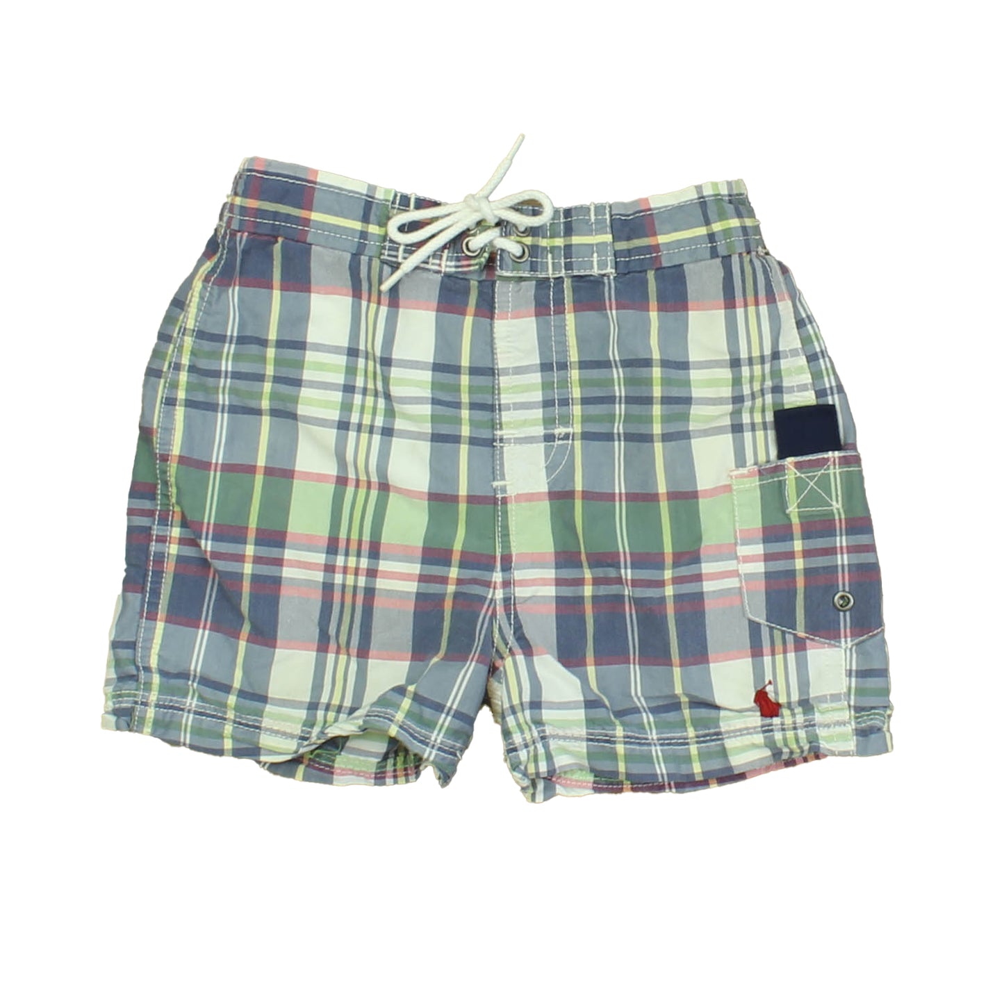 Polo by Ralph Lauren Boys Blue | Green | Plaid Trunks Size: 18 Months Blue | Green | Plaid
