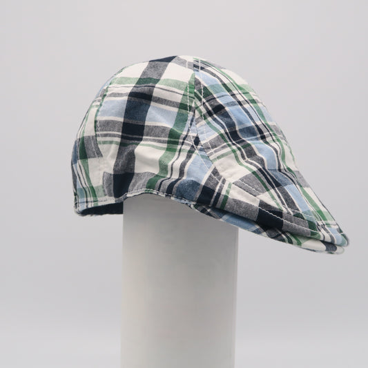Gymboree Boys Blue | Green | Plaid Hat Size: 0-12 Months Blue | Green | Plaid