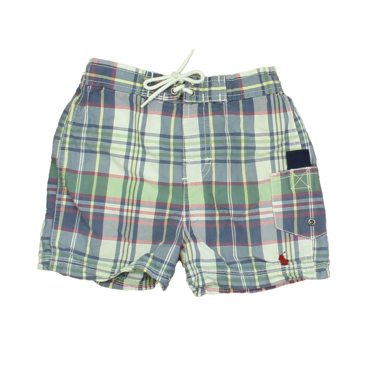 Polo by Ralph Lauren Boys Blue | Green | Plaid Trunks Size: 18 Months Blue | Green | Plaid