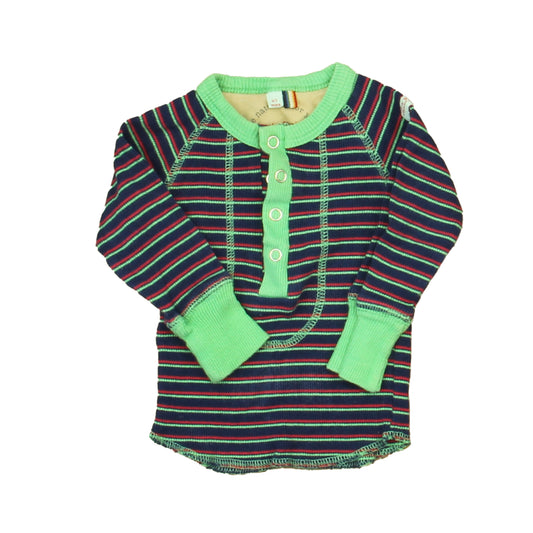 Little Shrimp Boys Blue | Green | Red Henley Size: 3 Months Blue | Green | Red