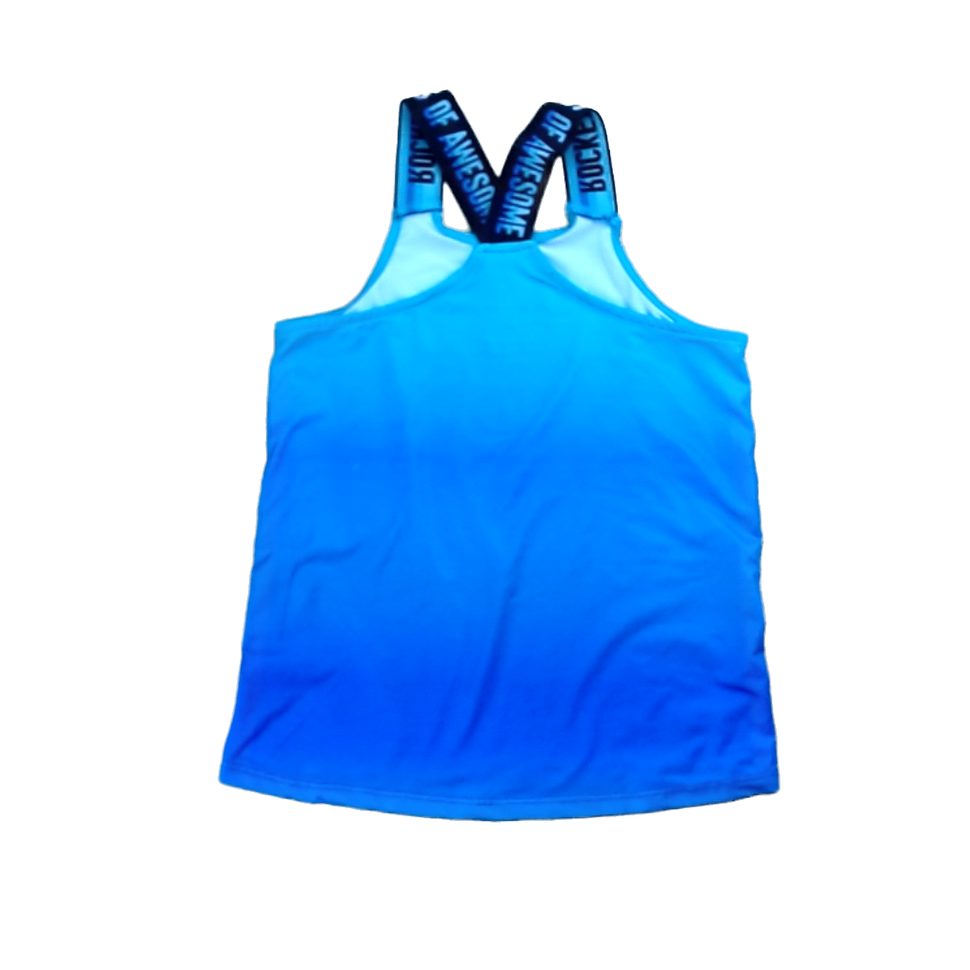 Rockets Of Awesome Girls Blue | Green Tiedye Tank Top Size: 6 Years Blue | Green Tiedye