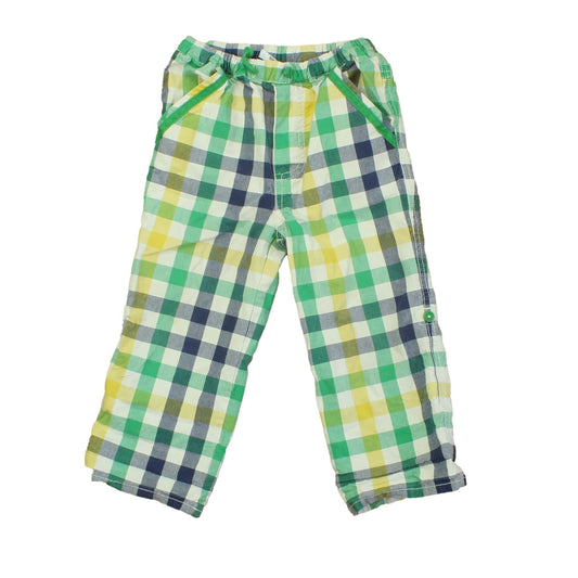 Mini Boden Boys Blue | Green | Yellow | White Pants Size: 2-3T