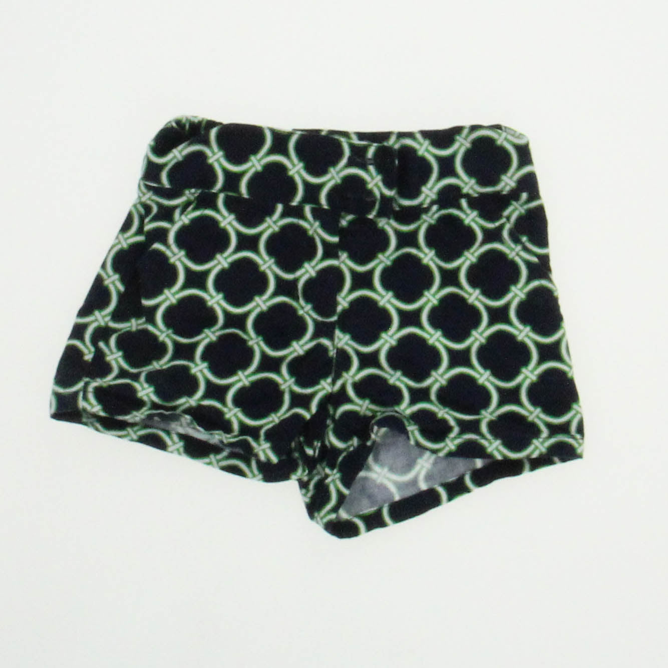 Janie & Jack Girls Blue |Green Shorts Size: 6-12 Months Blue |Green