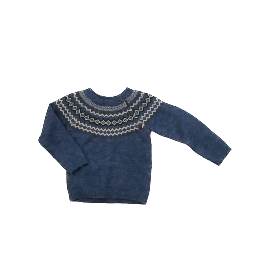 Edgehill Collection Boys Blue | Green Sweater Size: 24 Months Blue | Green