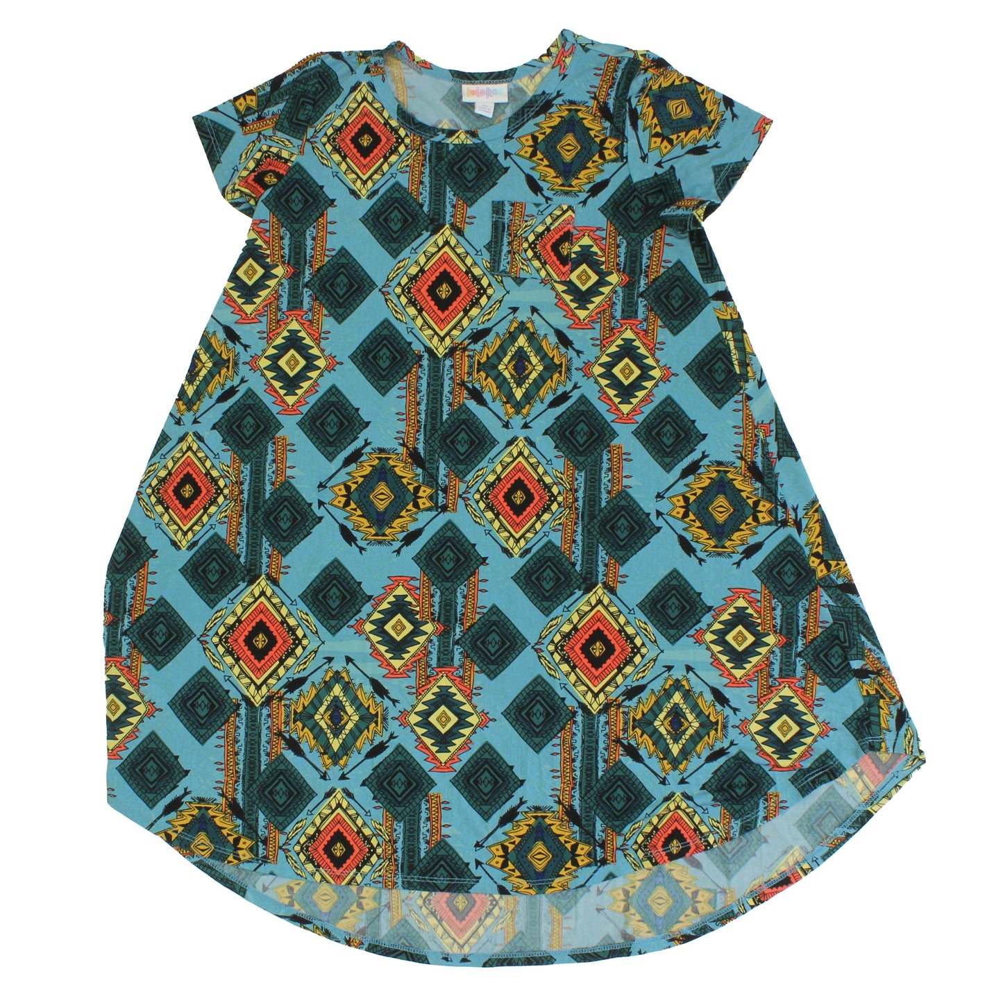 LuLaRoe Girls Blue | Green Dress Size: 10 Years