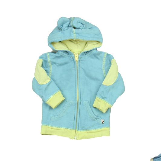 Baby Soy Boys Blue | Green Hoodie Size: 0-6 Months Blue | Green