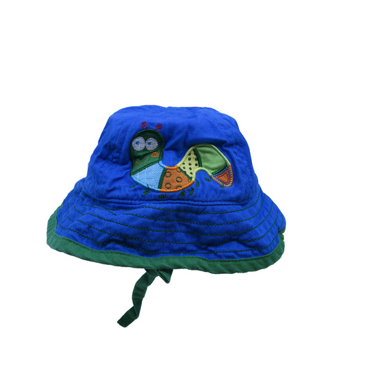Hanna Andersson Boys Blue | Green Sun Hat Size: *12-24 Months Blue | Green