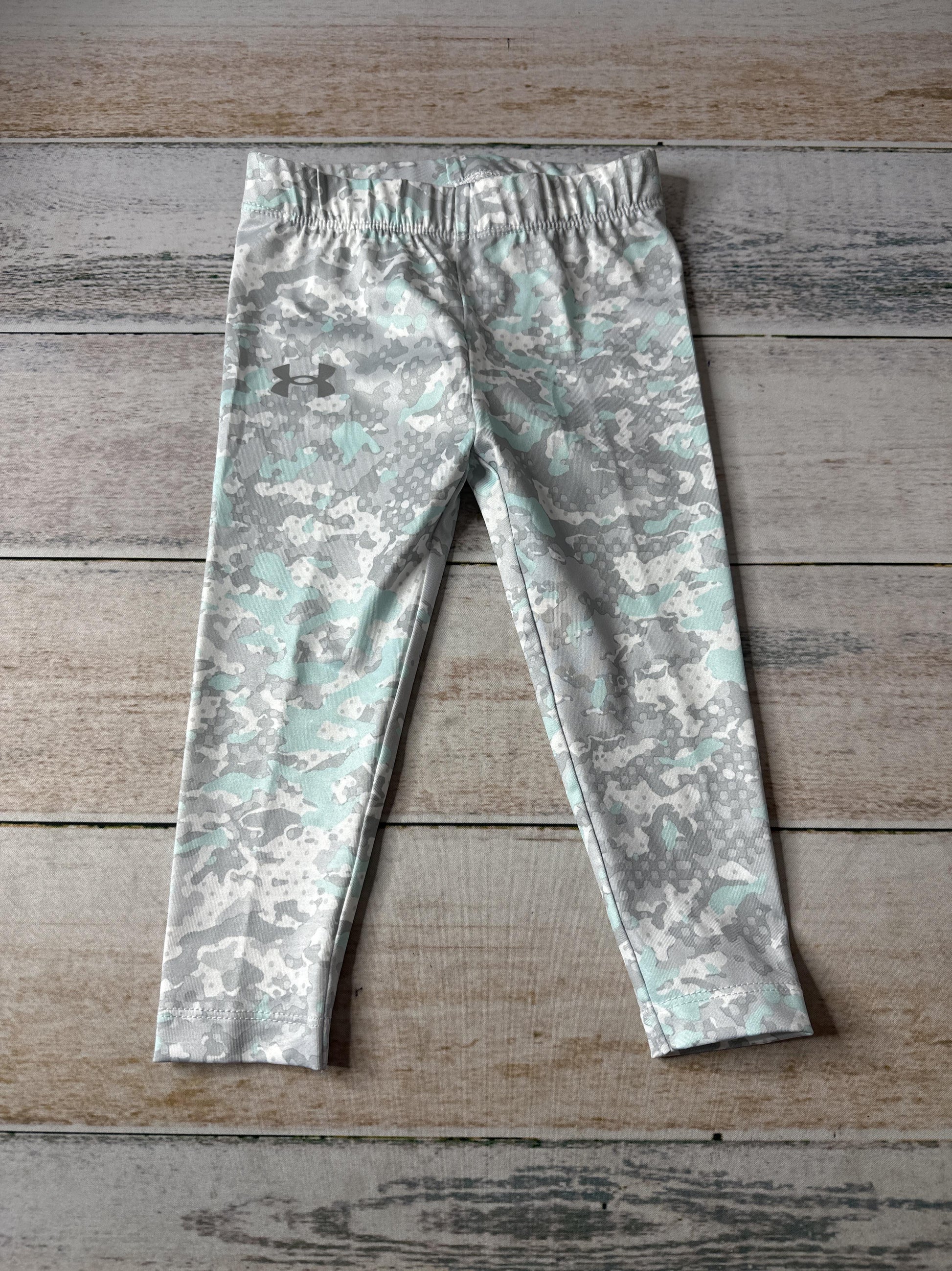 Under Armour Girls Blue | Grey | Camo Pants Size: 18 months Blue | Grey | Camo