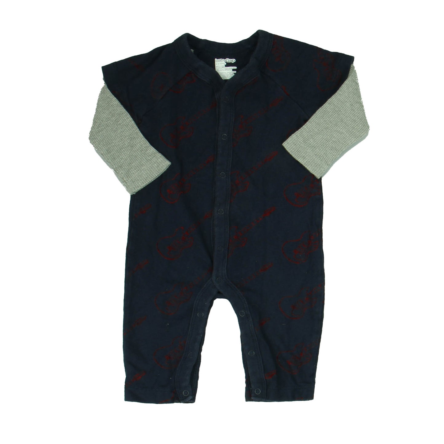 Gap Boys Blue | Grey | Guitar Long Sleeve Outfit Size: 3-6 Months Blue | Grey | Guitar