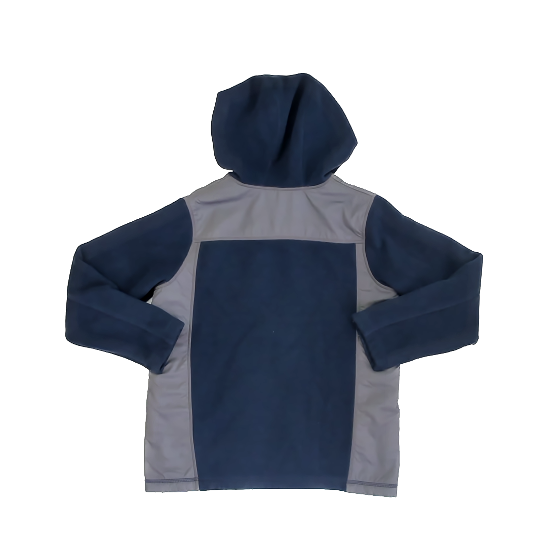 Land's End Boys Blue | Grey Jacket Size: M (10-12) Blue | Grey