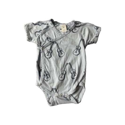 Kate Quinn Boys Blue | guitars Onesie Size: 3-6 months Blue | guitars