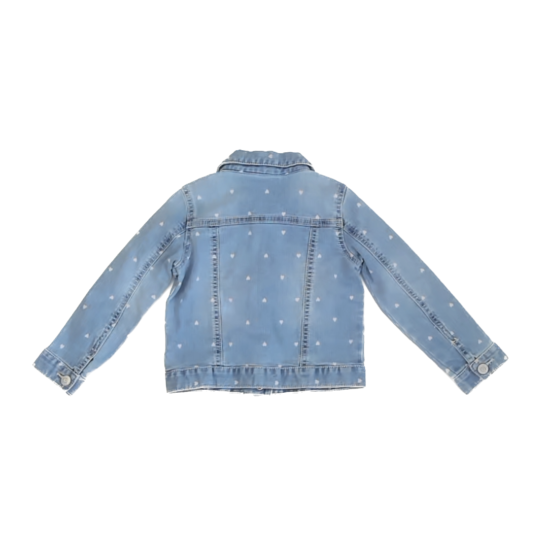 Osh Kosh Girls Blue | Hearts Jacket Size: 4T Blue | Hearts