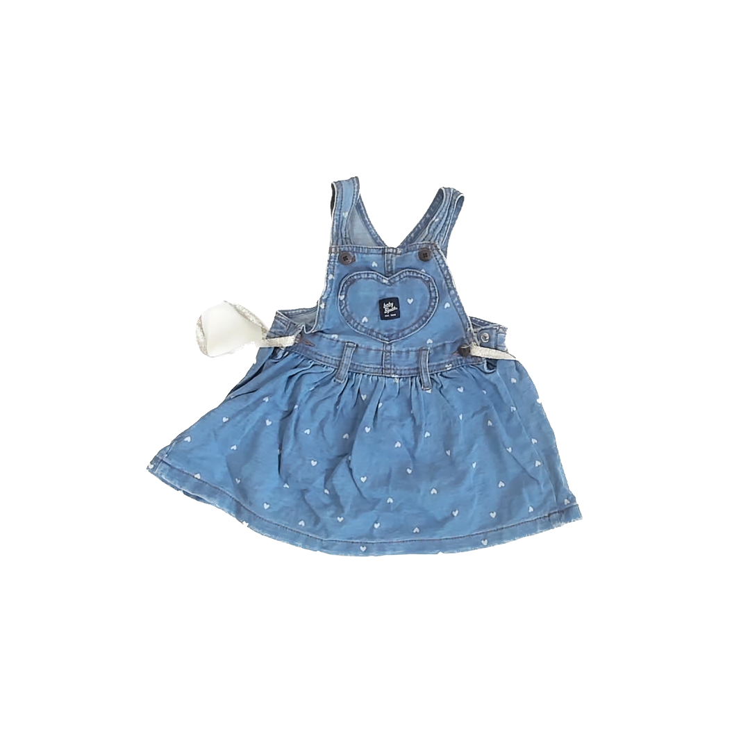 Osh Kosh Girls Blue Hearts Jumper Size: 12 Months Blue Hearts